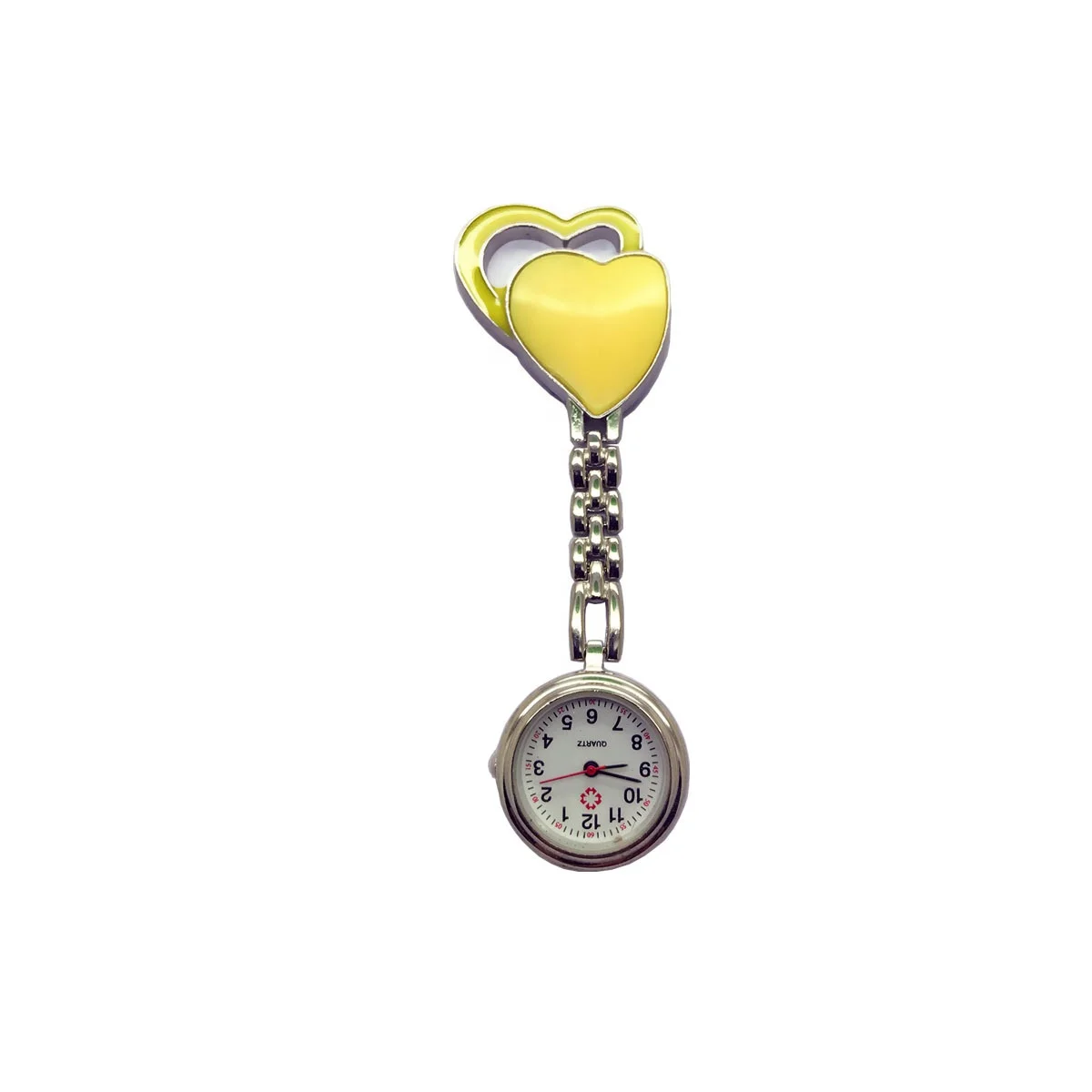 Wholesale Minimalist Metal Nurse Fob Watch Customized Quartz Pink Breast Watch For Nurse Reloj De Enfermera