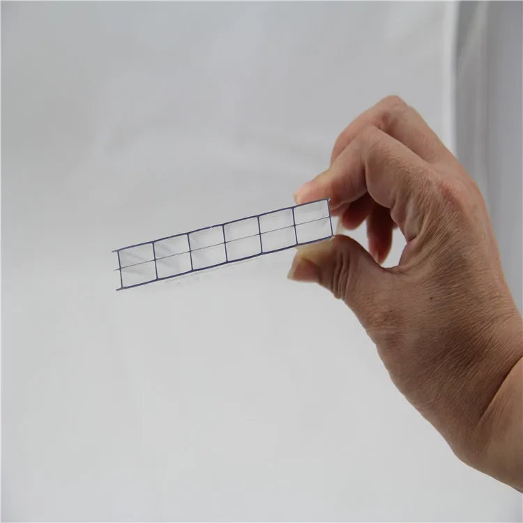 100% high quality material plastic  panels 16mm transparency triple wall polycarbonate sun hollow sheet