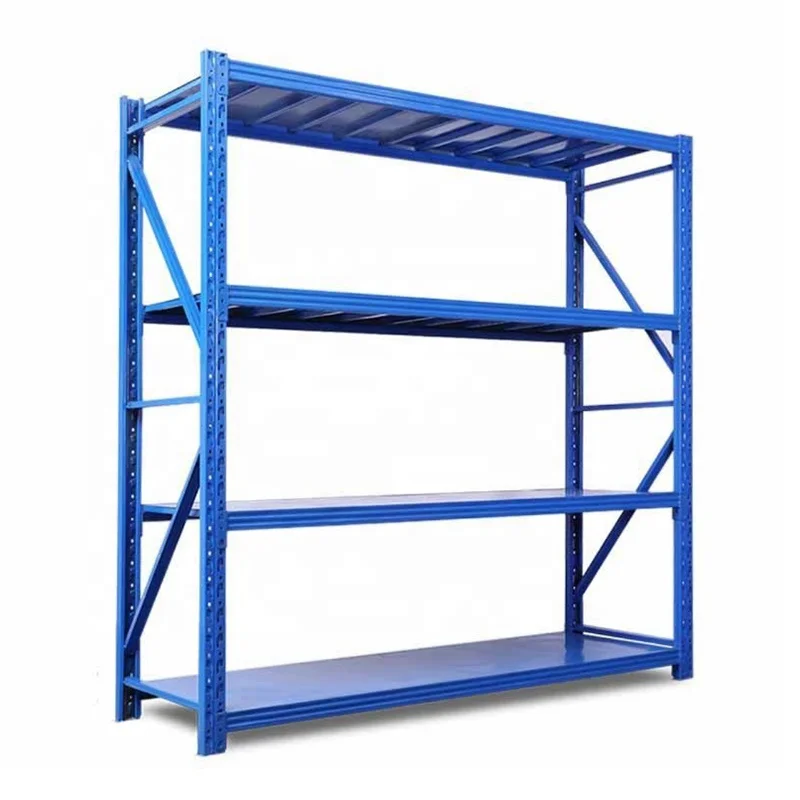 NOVA 4 слоя средней мощности штабелируемые металлические стойки, логистическое оборудование стеллажи с длинными полками/