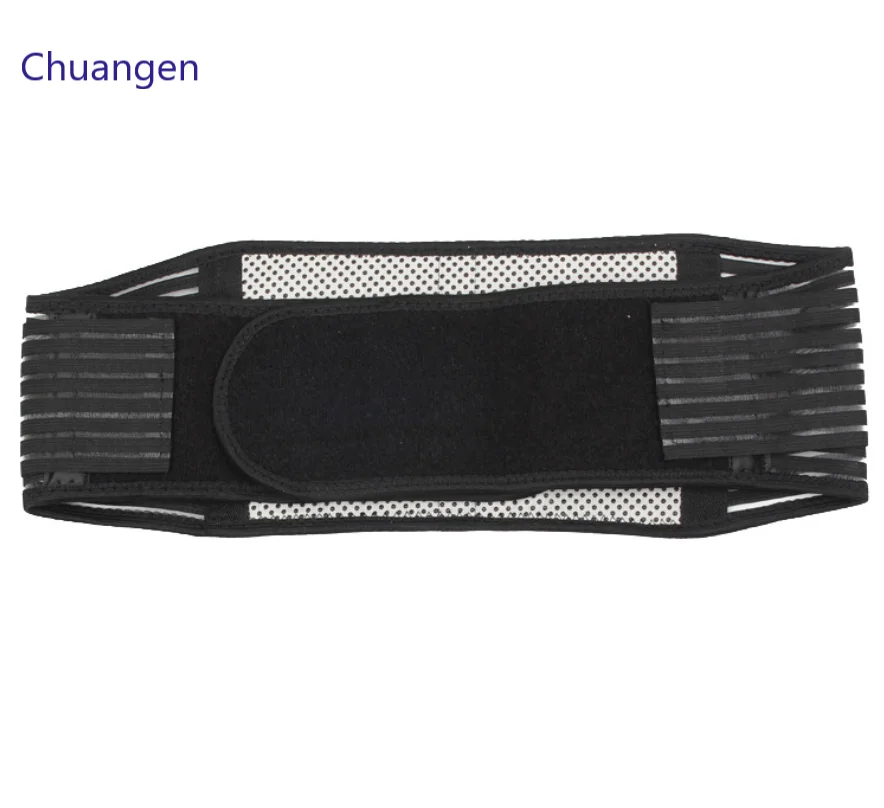 Горячая Распродажа мощность магнетический турмалиновый пояс обезболивающий сзади Облегчает боль в нижней части спины ремень