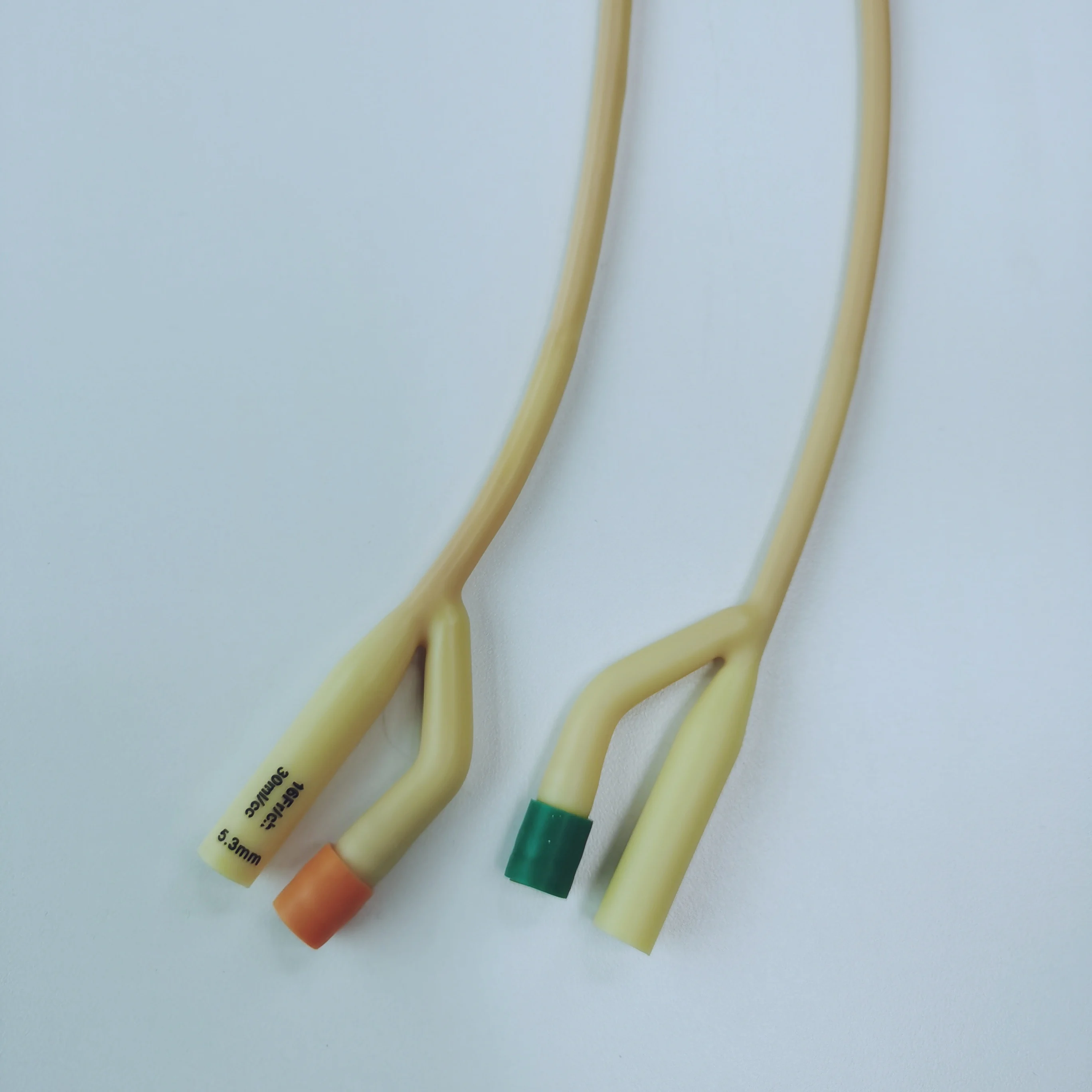 Children and Adult 100% Silicone coated latex foley catheter foley balloon catheter 2-way /3-way  soft or hard valve available