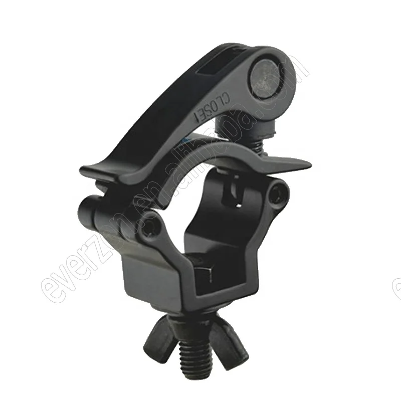 Black Truss Clamp matte black mini 360 qr clamp global