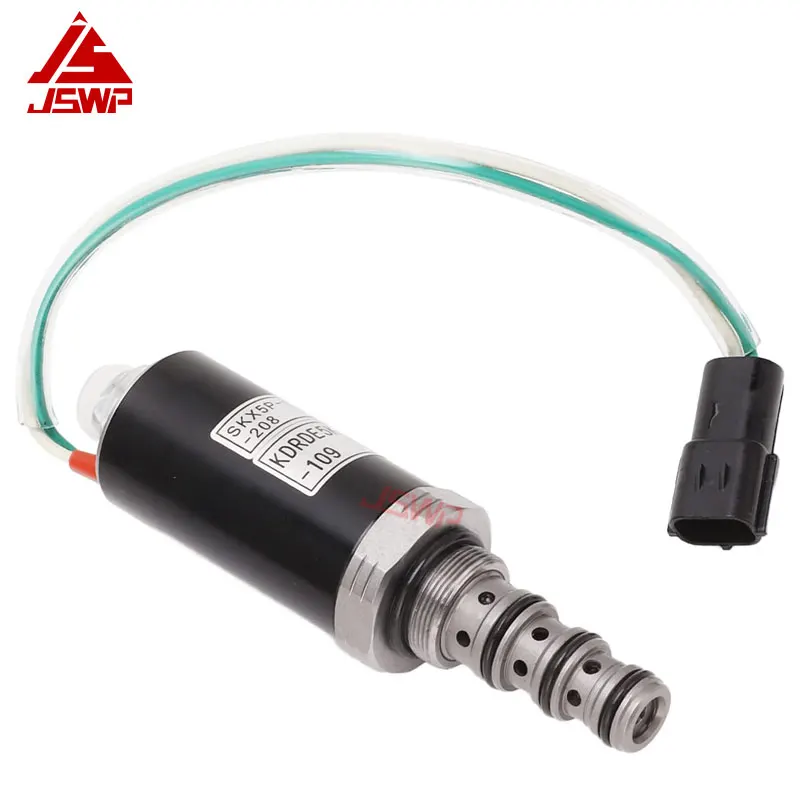 Excavator Hydraulic Pump Solenoid Valve KDRDE5K-20/40C07-109/XJBN-00382/XJBN-00014 for Hyundai R215-7 R225-7 Excavator Parts