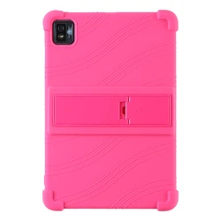 Tablet Silica Gel Armor Case For TCL Tab 10s 9081 10.1 Max 10.36 10L 8491X Tab10 9183G Back Anti Knock Soft Bracket Cover Cases