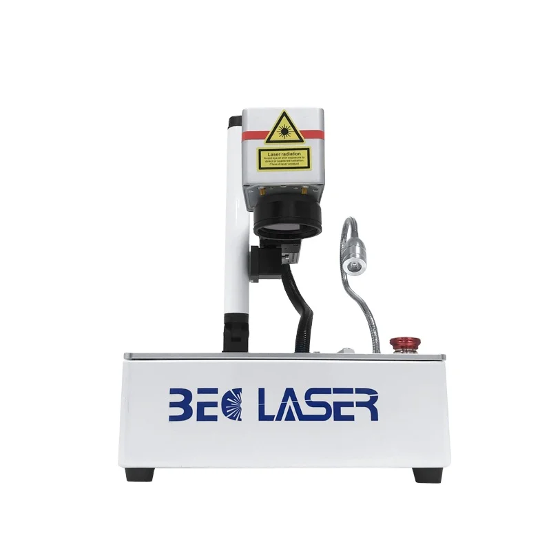 small portable smart jpt 1064nm fiber laser marking printing engraving machine for iphone 15 case id card metal ear tag