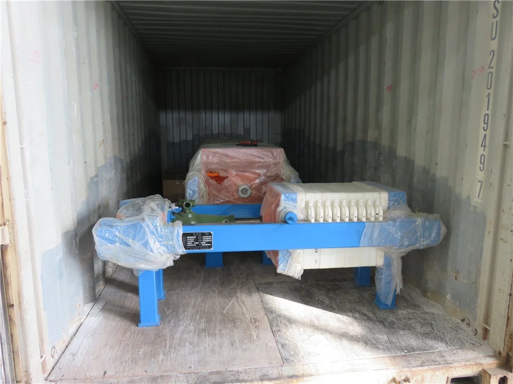 China Manual Automatic Hydraulic Chamber Diaphragm Press Filter for Sugar Workshop