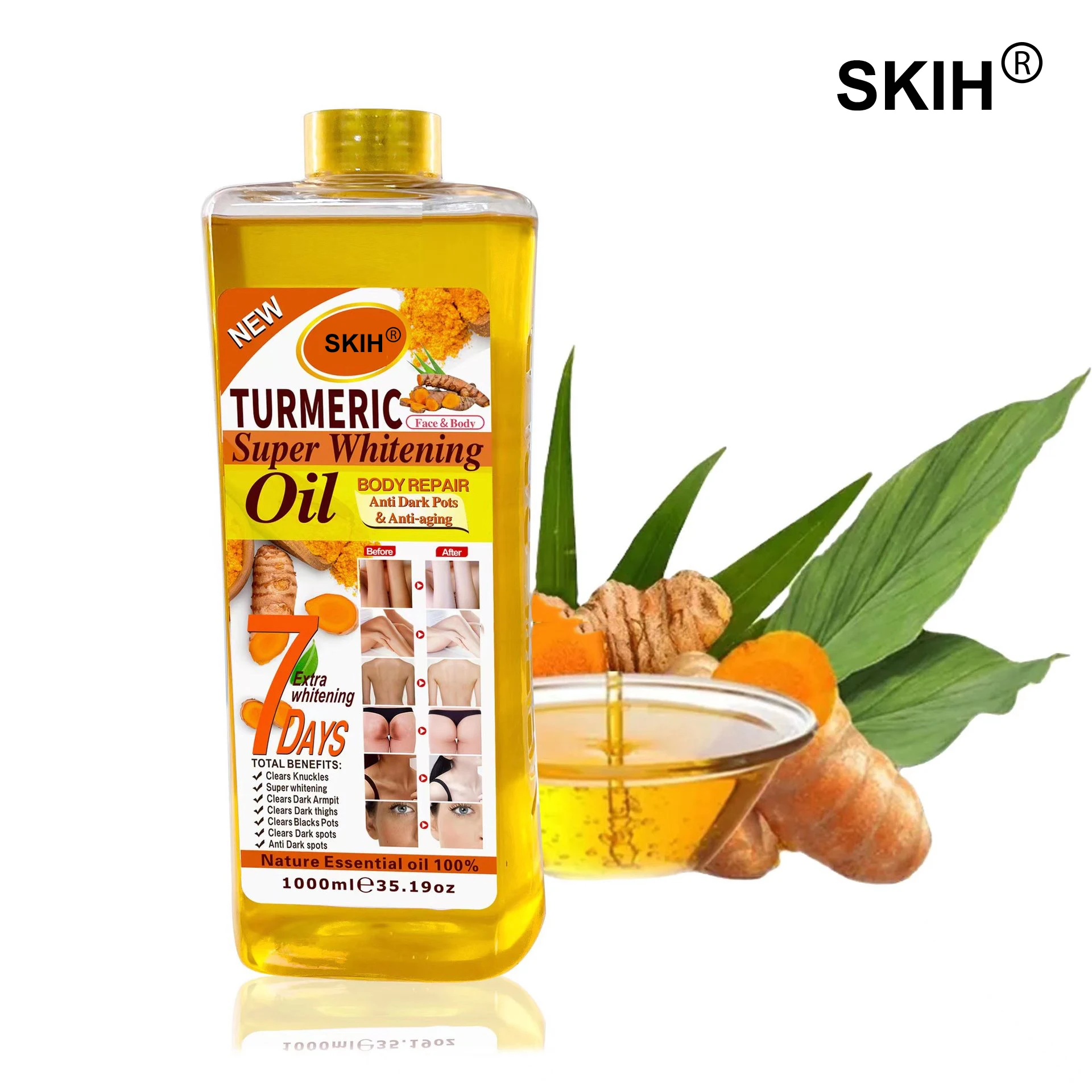SKIH Price Private Label OEM Whitening Moisturizing Massage Oil face skin care body oil With Stock