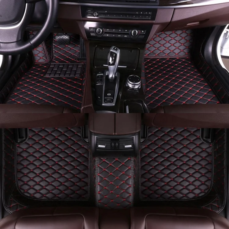 RTS Universal Leather Waterproof Car Floor Covers Car High quality Easy Clean Car Mats