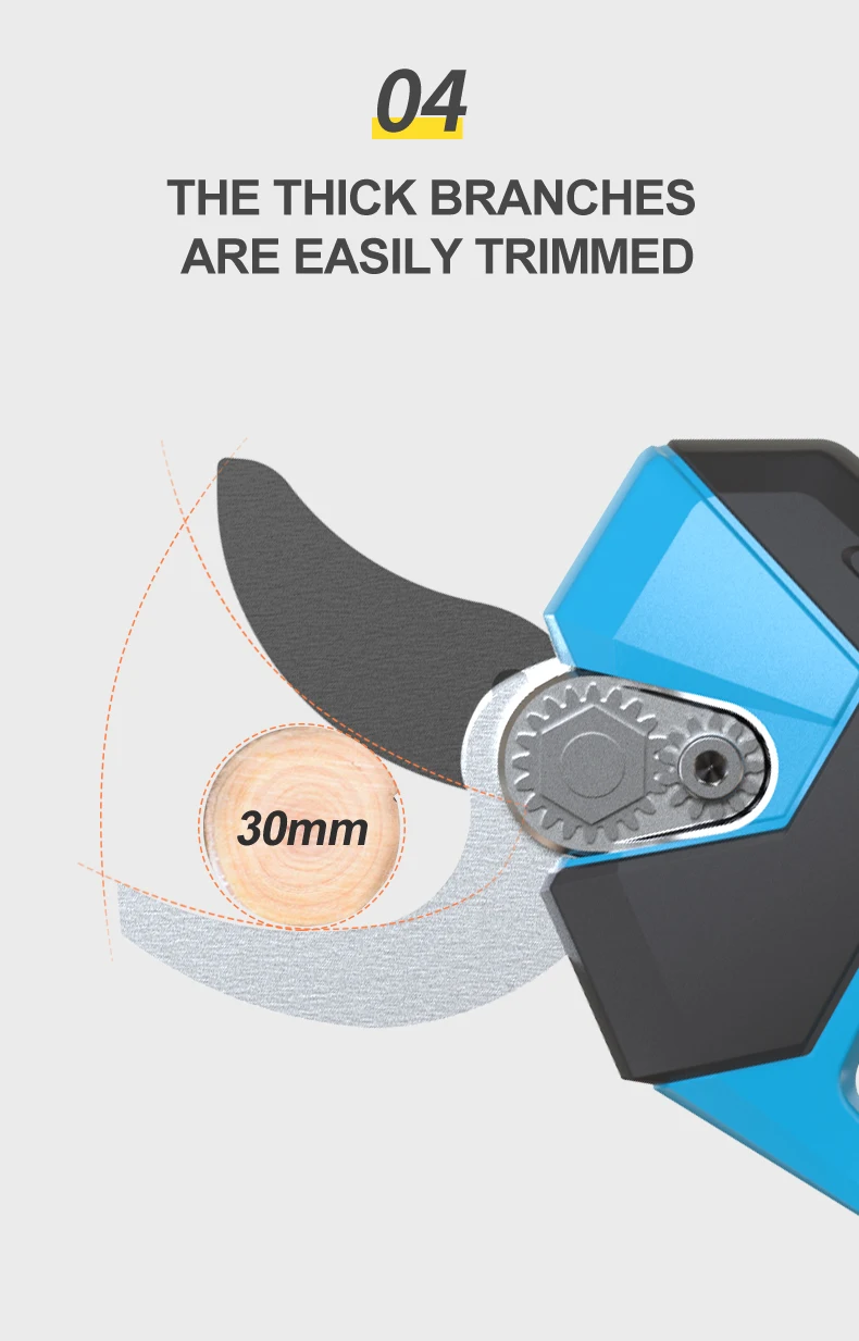 YODOO  hot sale Electric Pruning Shears 2 battery Optional Extension Rod Vineyard Vines Power Tools Cordless Electric Scissors