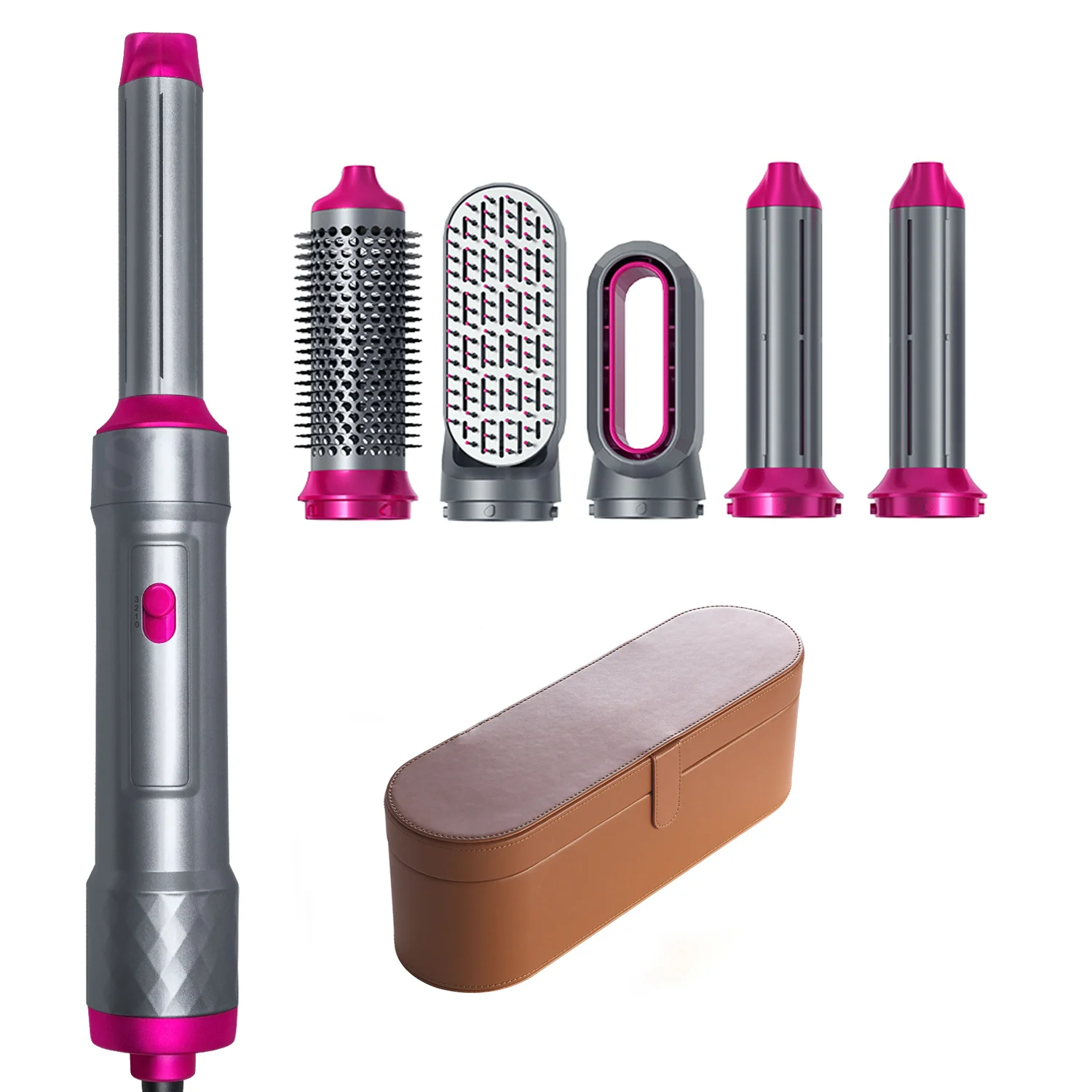 Электрическая плойка для волос и выпрямитель фен 5 в 1 многофункциональная расческа Высококачественная профессиональная завивки плоские утюжки