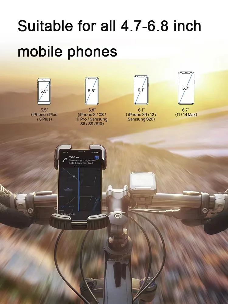 Высококачественный универсальный металлический мотоциклетный кронштейн Amazon держатель мобильного телефона для электрического