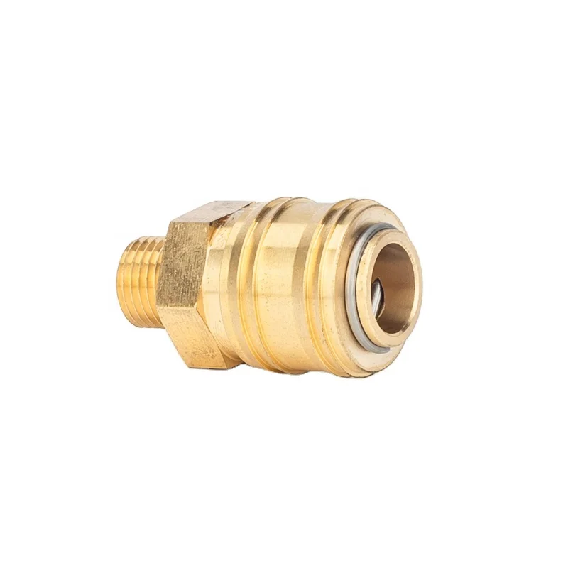 Строгий процесс винт с наружной резьбой латунный соединитель высокого давления фитинги быстрый для подачи воды