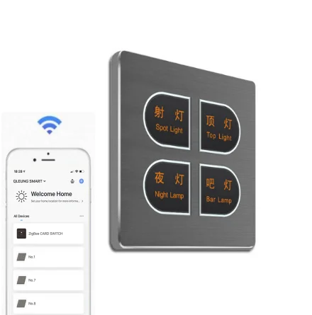Factory Price Smart Life Hotel Zigbee Wifi Switch High Quality WIFI APP Control Wireless Smart Switches