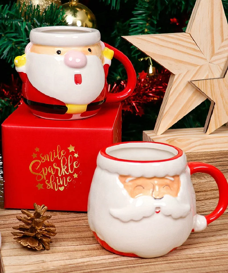 factory wholesale cheap ceramic mugs gift cups customized christmas mug