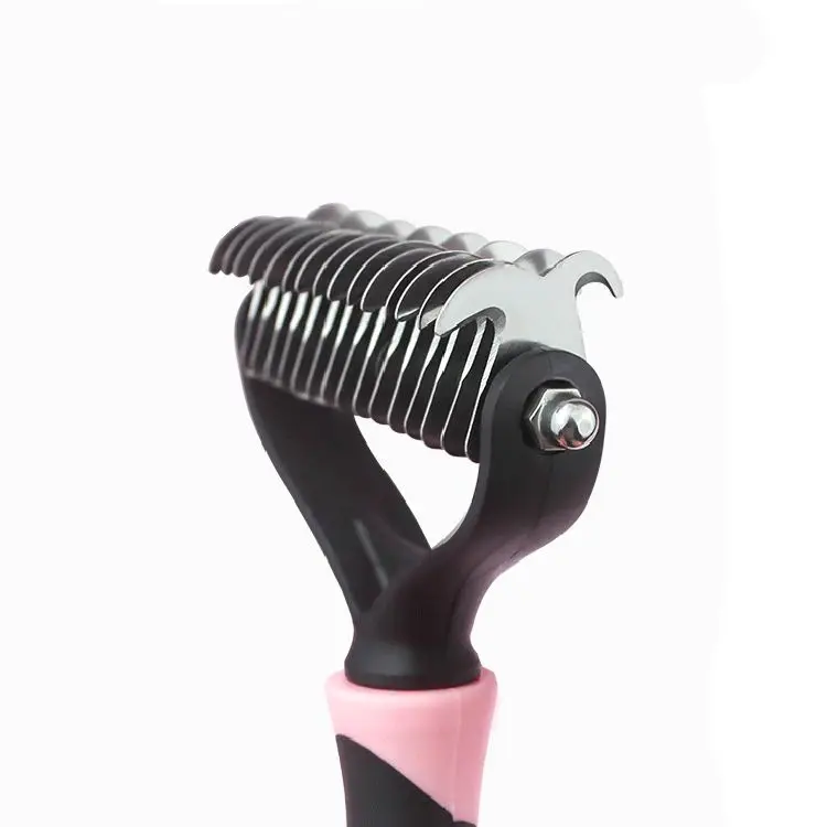 Dog Grooming  Comv Cat Brush Deshedder Brush Dogs Shedding Tool for Long matted Haired Pets