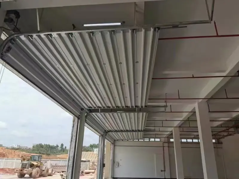 Customized  Automatic aluminum alloy   Factory Industrial Flap sectional  Doors