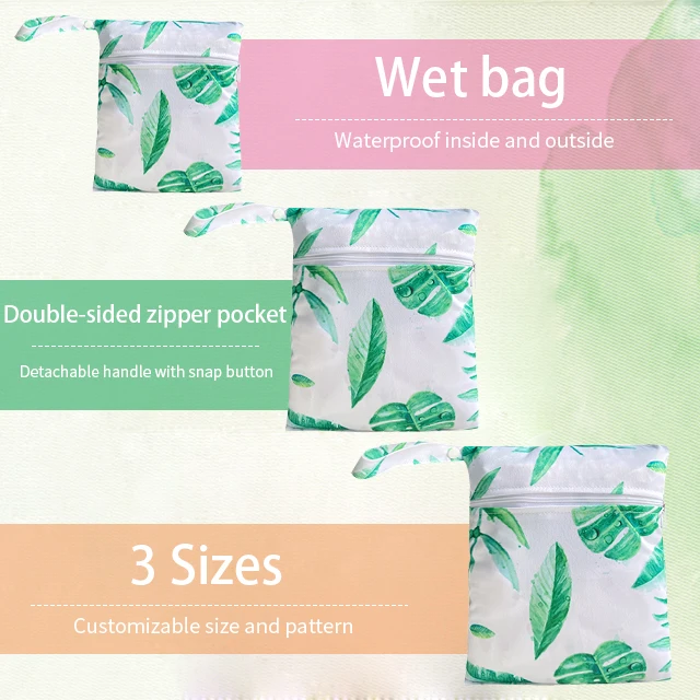 wet bag Popular and Portable washable girls sanitary pads napkin package storage bag for girls and ladies