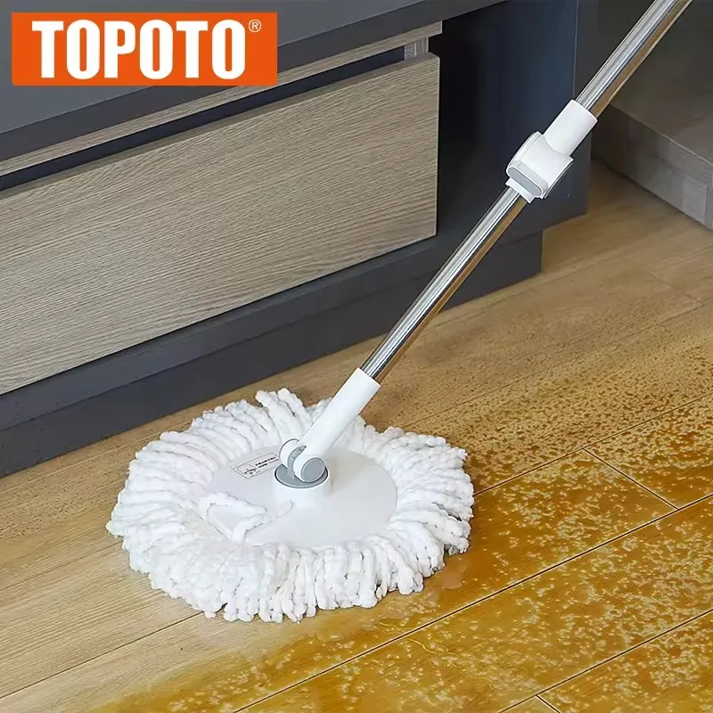 TOPOTO оптовая продажа бытовая вращающаяся швабра с двойным приводом без мытья рук и водопоглощающей швабры