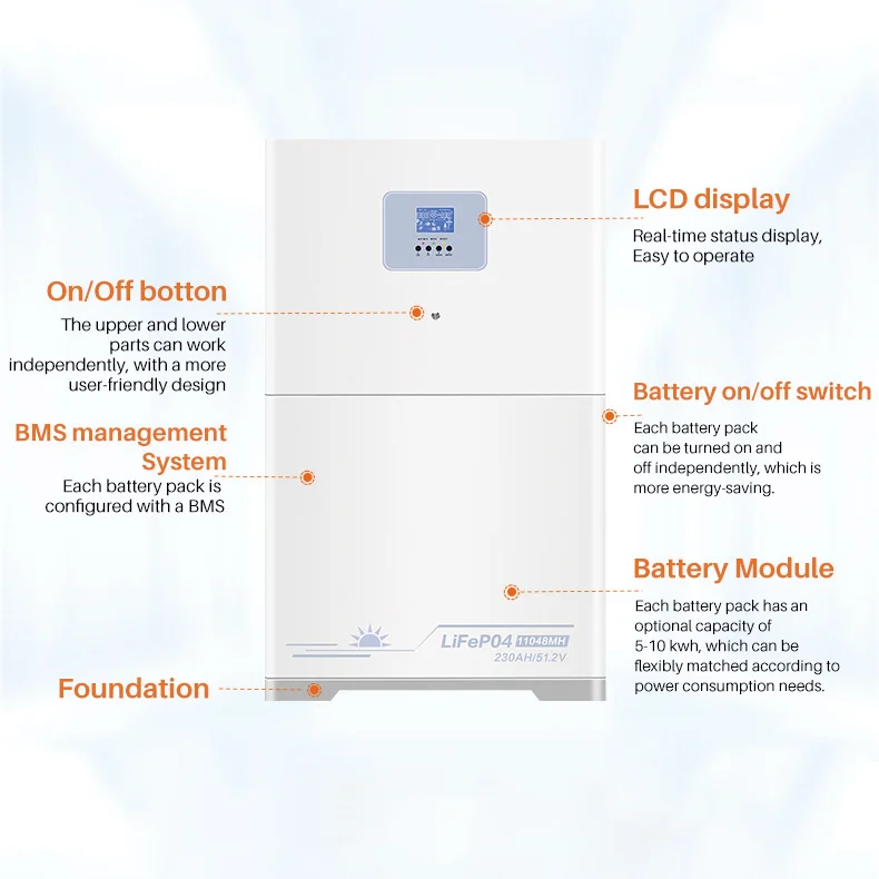ESS LiFePO4 Lithium Ion Battery 5kw 10kw 11kw 51.2V 100ah 200ah 48V with hybrid solar inverter all in one Energy Storage system