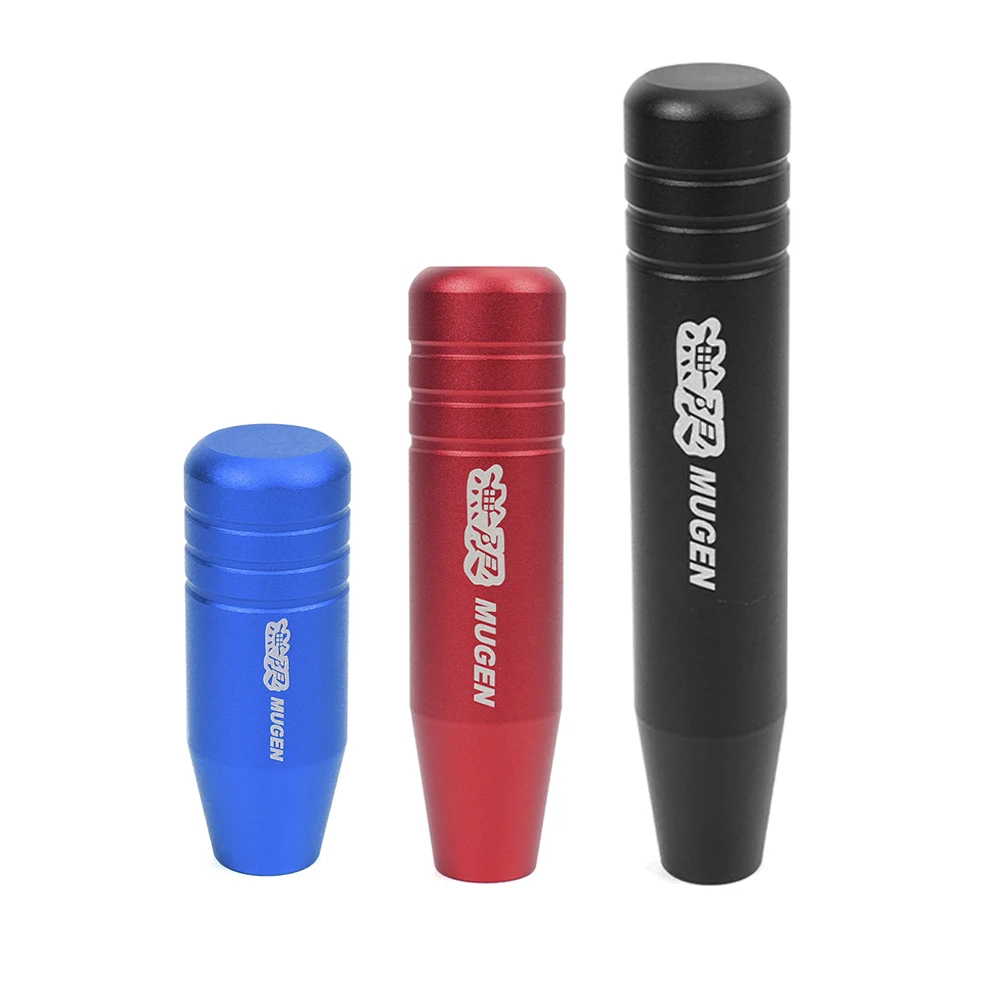 Universal 9/13/18cm Lever Shifter JDM Car Tuning Red Black Gold Silver Aluminum Mugen Gear Shift Knob