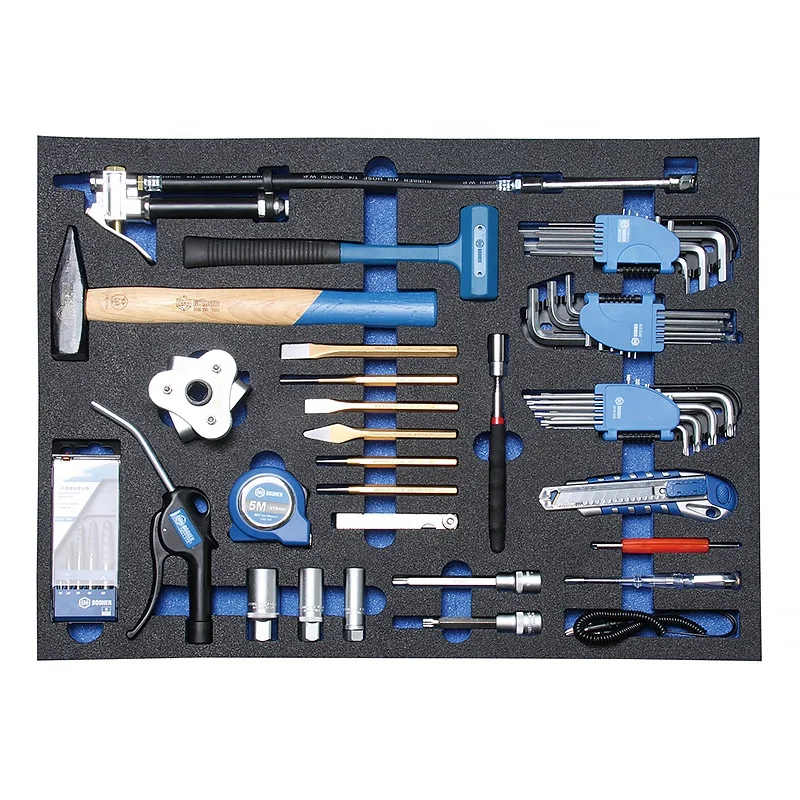 60PCS Professional Automobile Repair Tool Set Multifunctional Repairing Hand Tool Kit Car Tools for Rolling Cabinet Use
