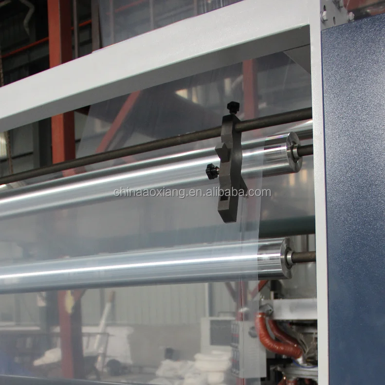 Однослойная линия по производству выдувной пленки Hdpe Ldpe Pe экструдер для машина выдувания