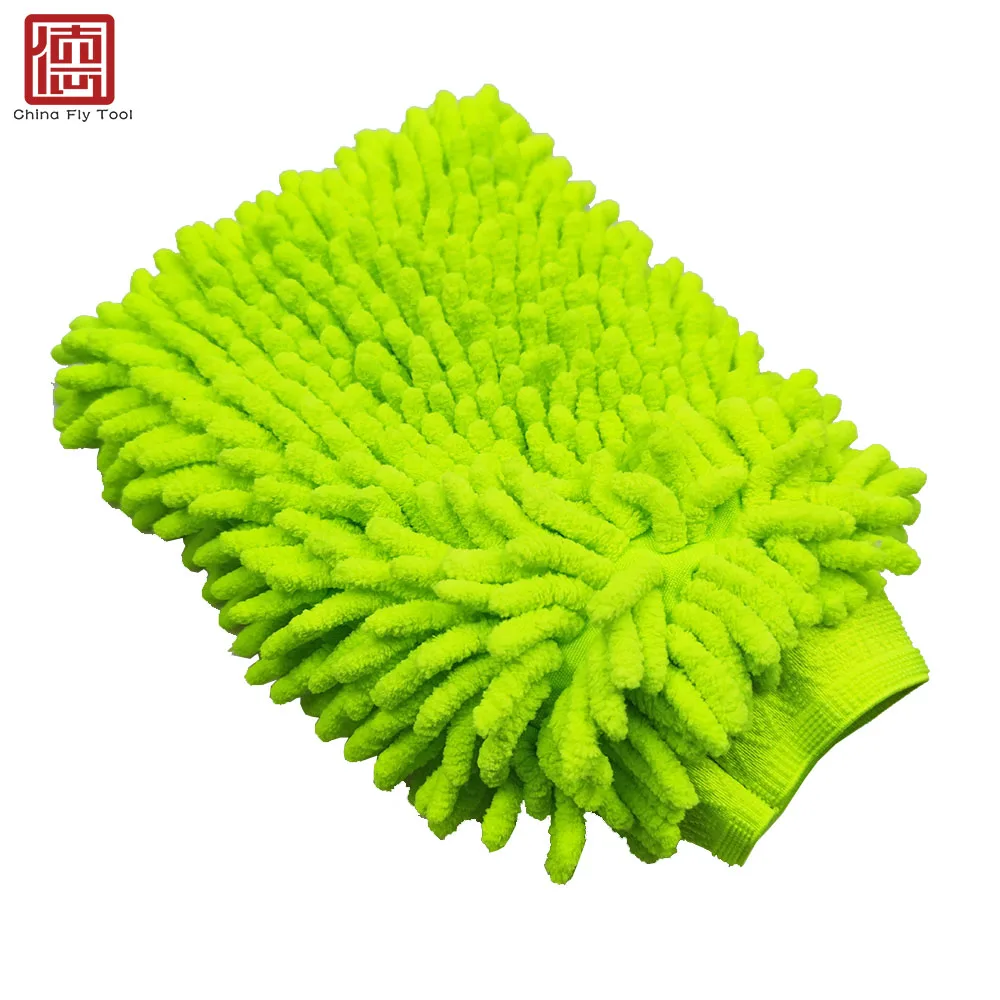 CTCCGL001  High Quality Chenille Car  Wash Glove and Car Mitt