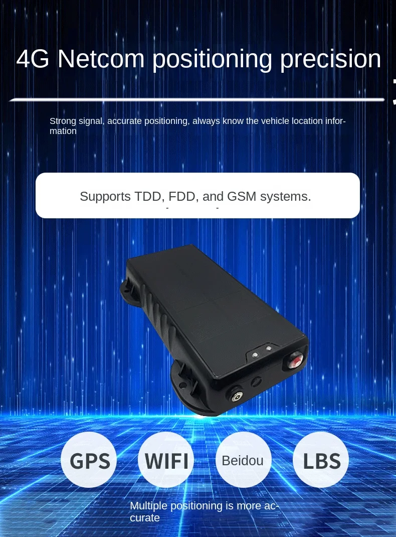 GPS-трекер на лобовое стекло с аккумулятором 20000 мАч, IP68
