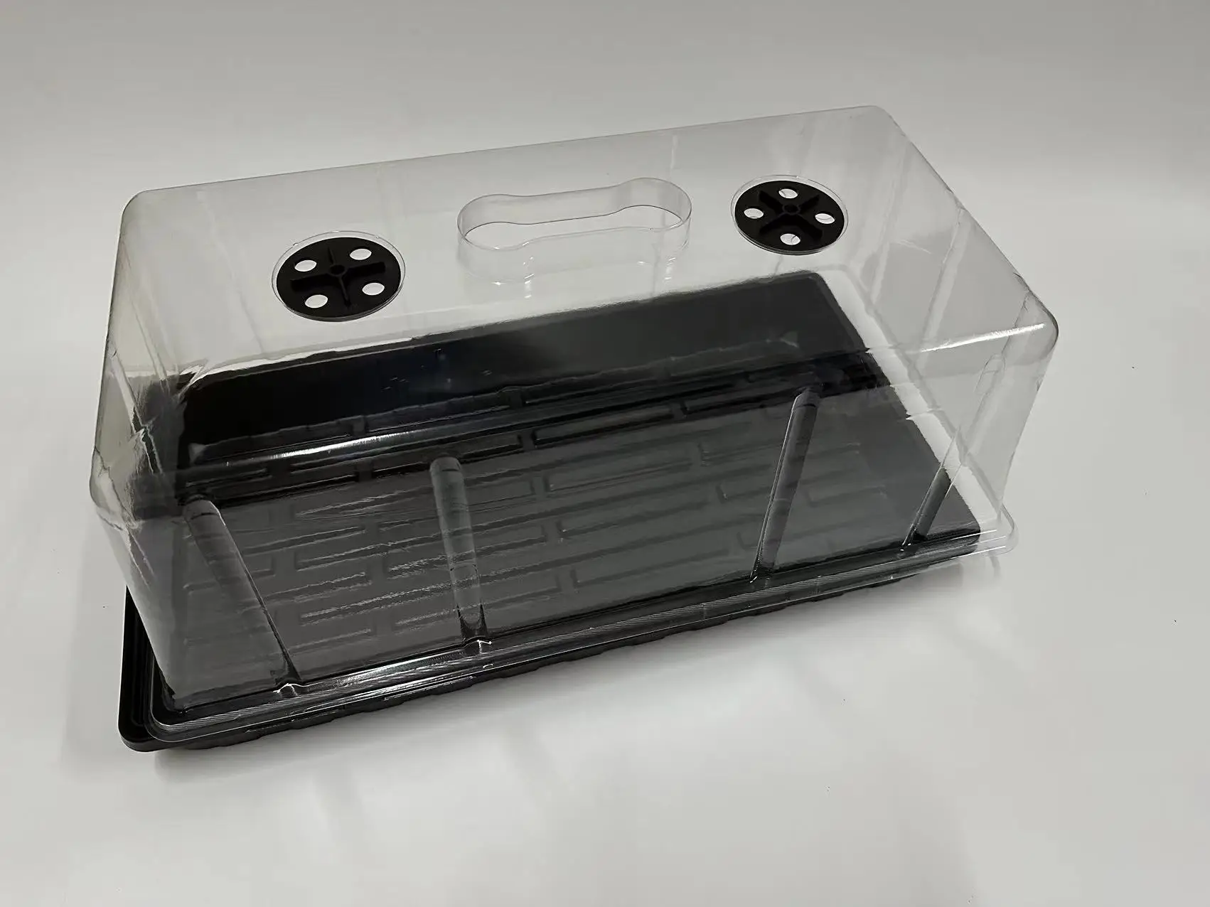 Wholesales Agriculture eco-friendly reusable 1020 Seedling Starter Hydroponics Nursery Trays & Lids
