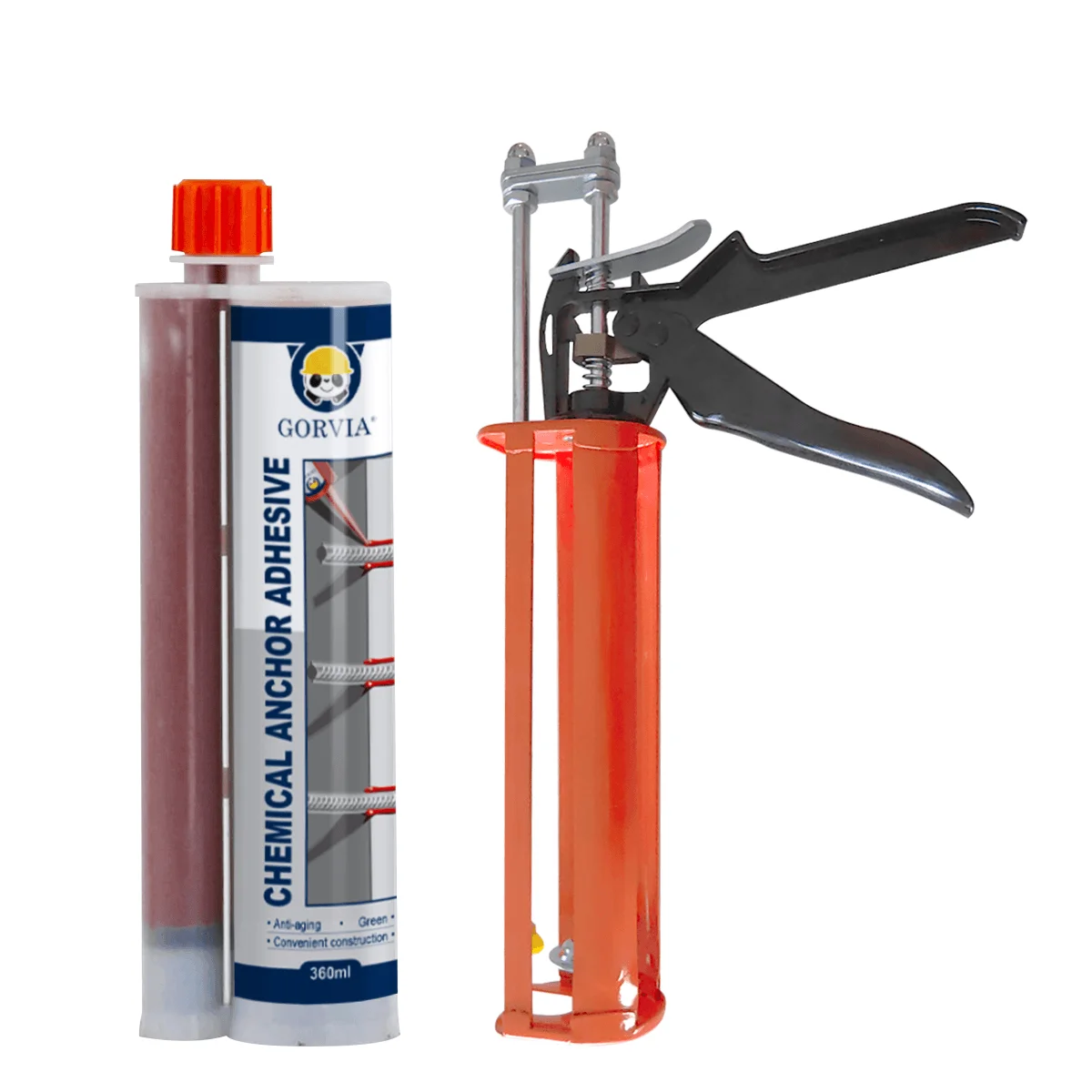 Two-component Rebar Planting Chemical Anchor Adhesive Caulking Gun for Anchoring Bolts