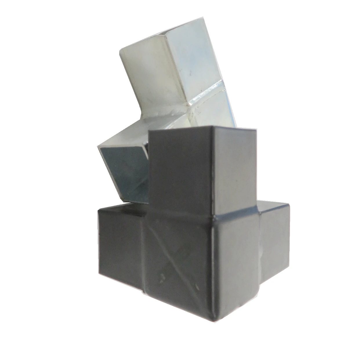 Factory Custom High Quality Aluminum Welding Accessories Pipe Glass Corner Connector