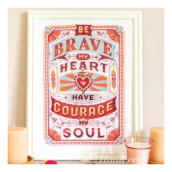 2022 High Quality Wholesale Scenery DIY Crafts Needlework Printed Cross Stitch Kit