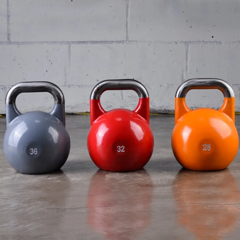 Competition Kettelbels 4/6/8/10/12/14/16/18/20/22/24/28/32/36/40/44/48kg steel kettlebell for gym training