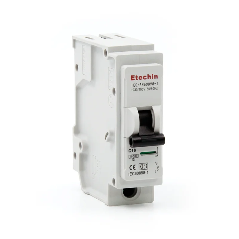 ETM6-H Miniature circuit breaker MCB Mini 10KA Kema 15 amp 10a 1 pole overload plug in high quality manufacturer Home Safety