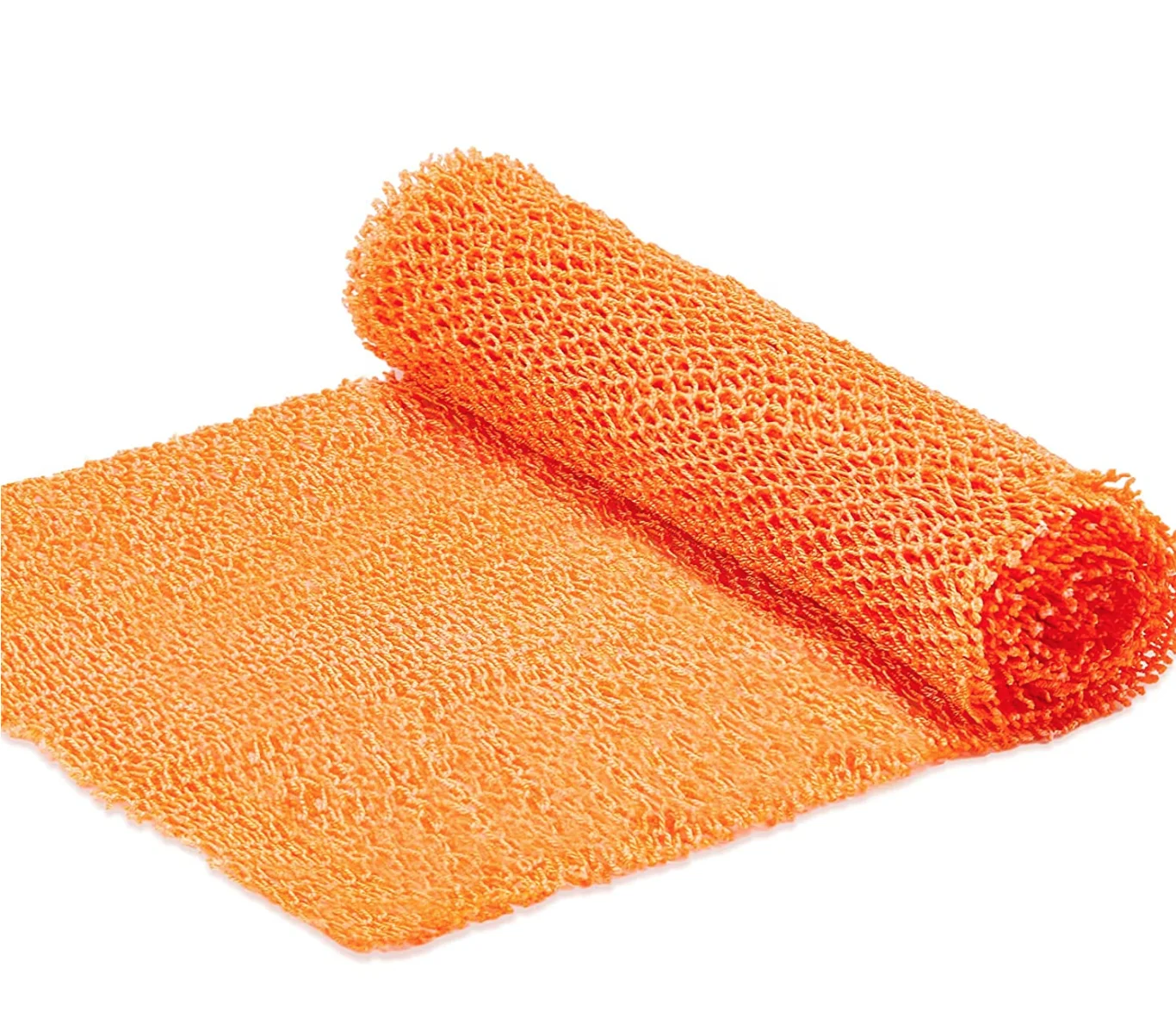 body scrubbing exfoliating African nylon washcloth net bath mesh sponge African net sponge