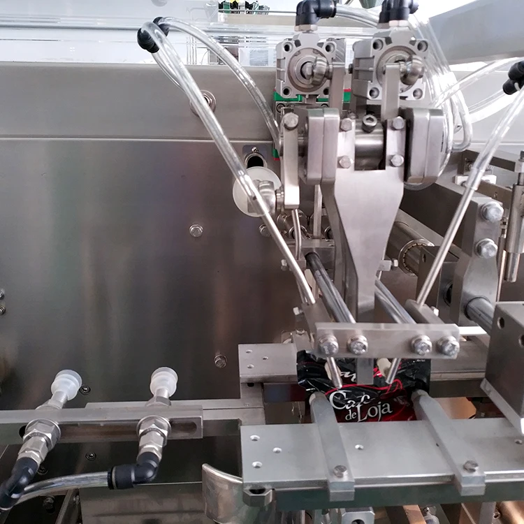 Fully automatic filling tea sachets sachet zipper premade pouch horizontal packing machine