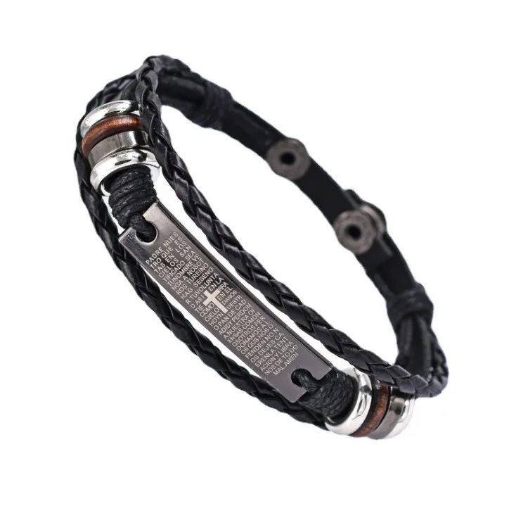 
Factory Wholesale Jesus Bracelet Bible Bracelet Christian Bracelet Bible,With Adjustable Clasp,Amazon Very Hot Jewelry 