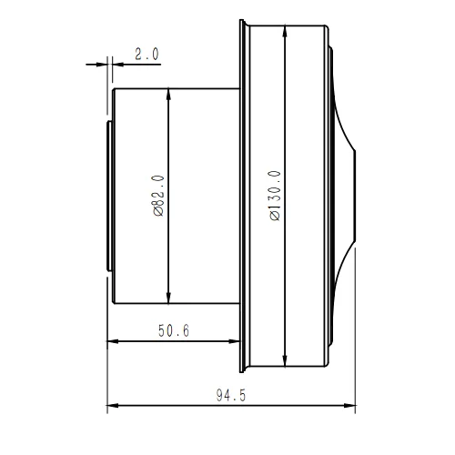 Высокоскоростной центробежный вентилятор высокого давления 48 В с бесщеточным Мотором