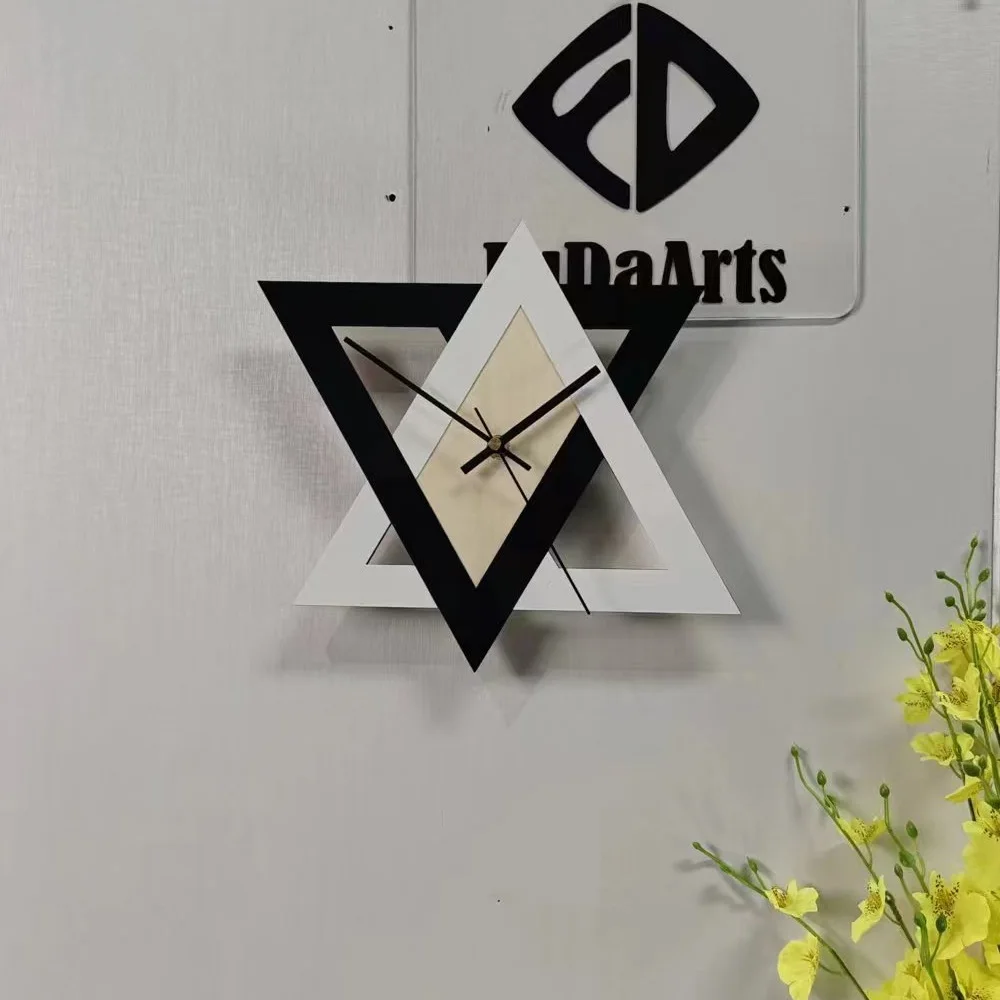 28x28cm new 3d large metal metallic wall art clock customized home decor dropshiping products 2024 decoration watch for House