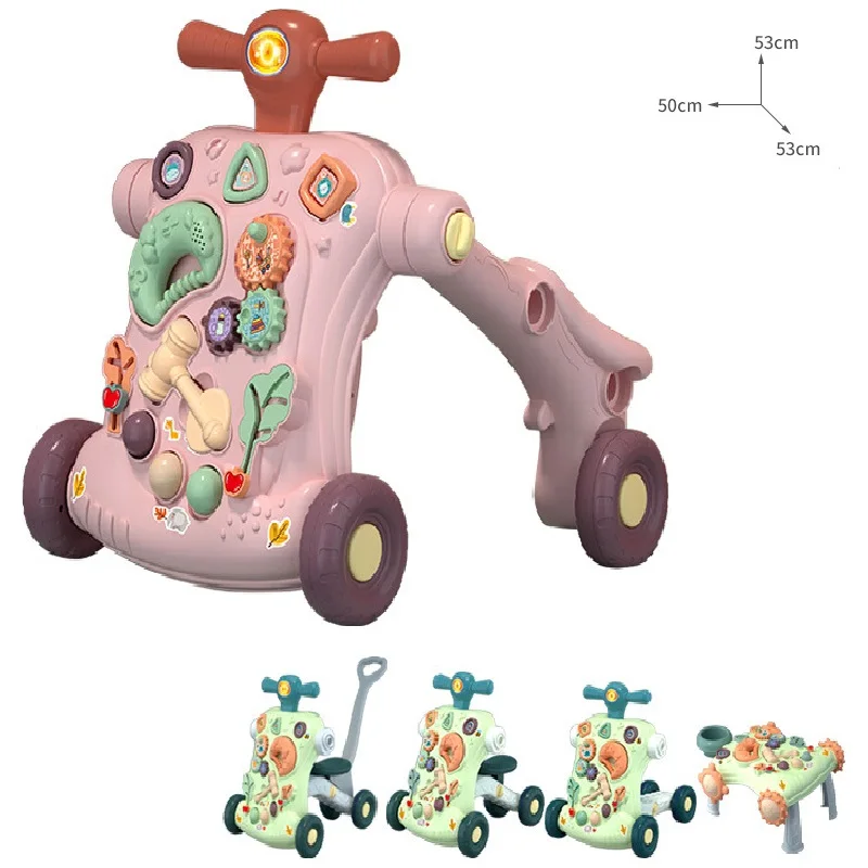 Wholesale Toddler Trolley Infant Fitness Multifunctional With Wheel For Learning Music Baby Walkers