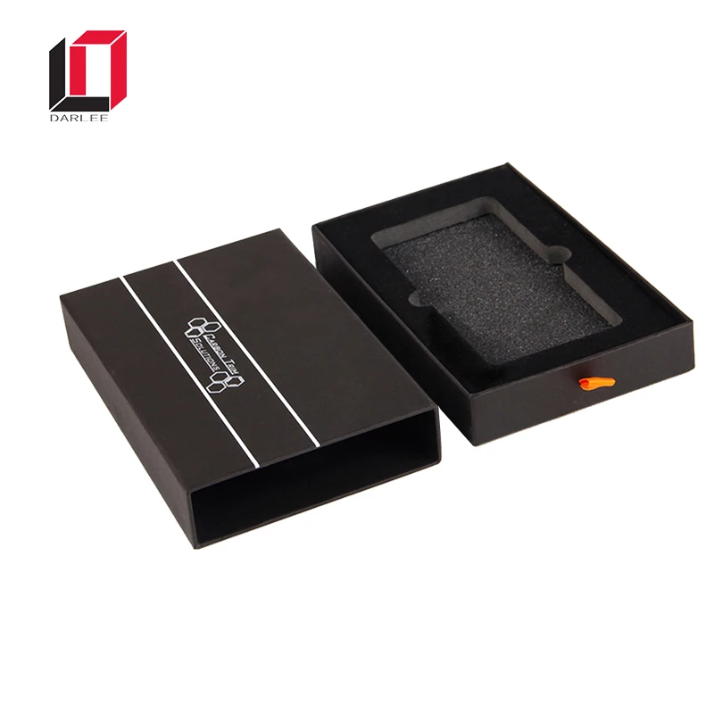 
Luxury wholesale slide open mobile phone cover packaging cellphone box with EVA insert 