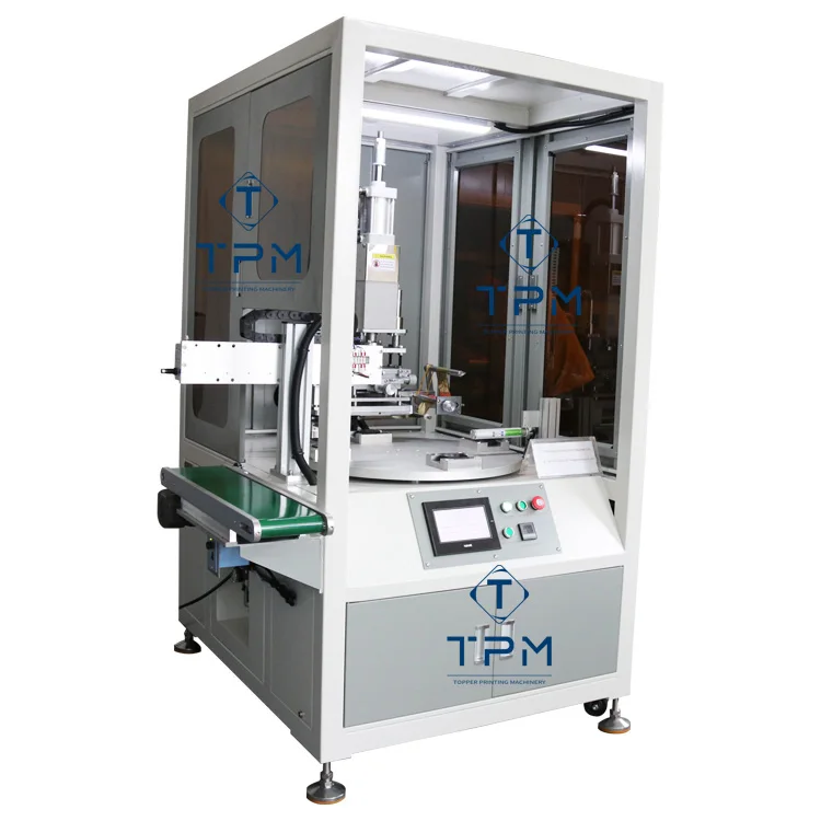 Fully automatic car spare parts flatbed round hot foil stamping machine with CE