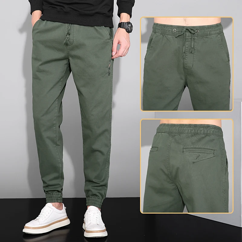 Factory Manufacturer Wholesale Blank Multi Pockets Custom Cotton Outdoor Track Pant Trouser Straight Cargo Pants Men