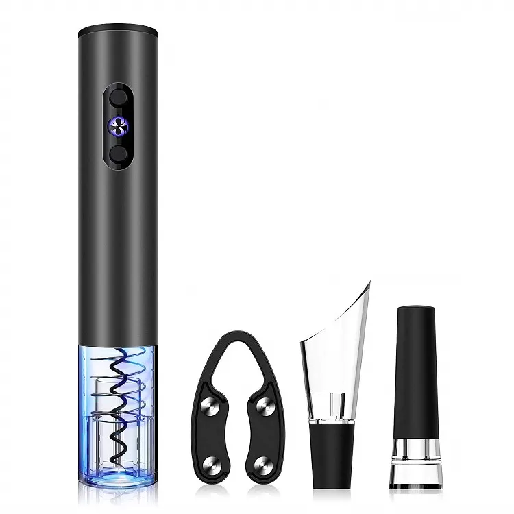 Custom electric wine opener with a series accessories gift set in gift box