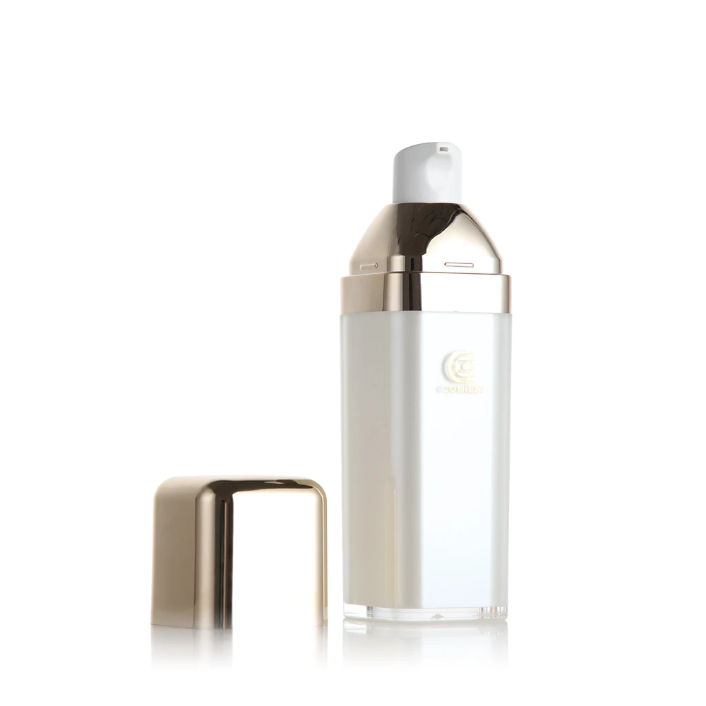 15ml 30ml 50ml Empty Customized Color Pearl White Acrylic Plastic Cosmetic Lotion Bottle Packaging