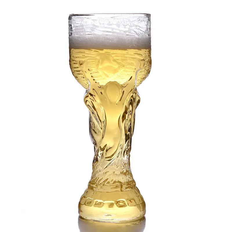 2022 Drinking Glasses Beer stein soccer ball Can mug Emblem Football Shaped 12oz 28oz Qatar World Glass Cup for club fans