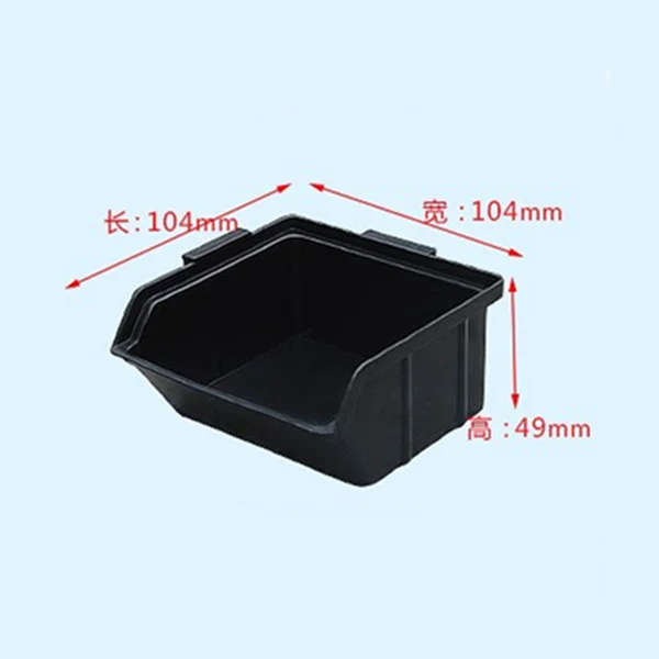 B006   electronic component storage box/Plastic Circulation Bin Conductive Tray/Electronic ESD SMT Rack Black PCB Packing Box