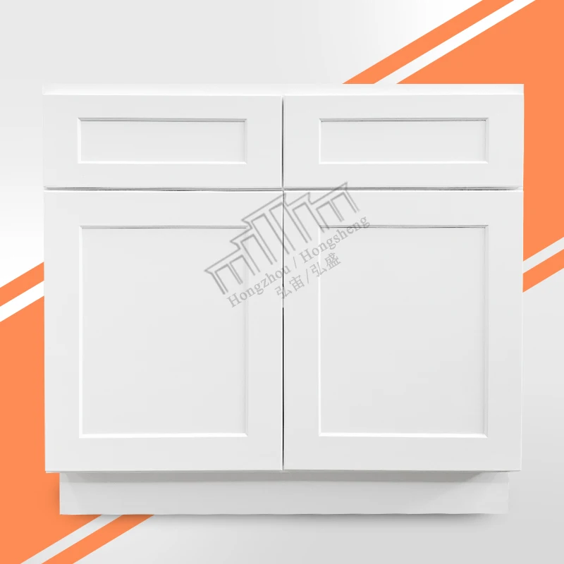 Ready To Ship American Warehouse B33-B36 In Stock RTA Kitchen Cabinets Free Shipping Affordable Solid Wood Cabinets For Remodel