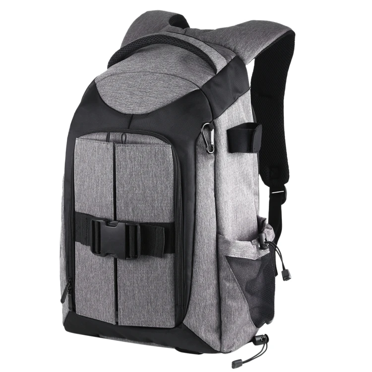  Wholesale OEM PULUZ 3-Fold 14W Solar Power Outdoor Portable Dual Shoulders Backpack Camera Bag with USB Port & Earphone