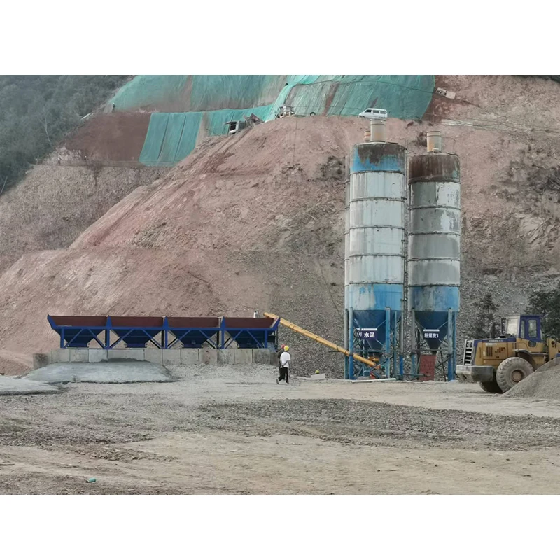 Mobile Concrete Station Mini Cement Mixer Manufacturing Plant Production Line 60m3 Concrete Batching Plant
